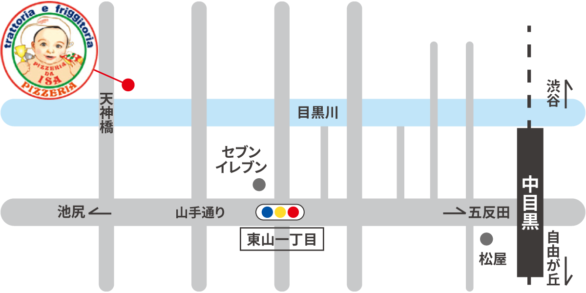 お店の地図